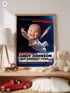Custom Baby Astronaut Poster – Personalized Space Explorer Wall Art